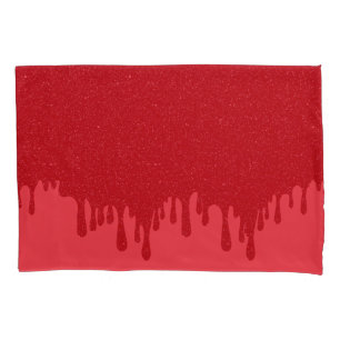 Tomate Roter Drip Design Kissenbezug – Anpassbar