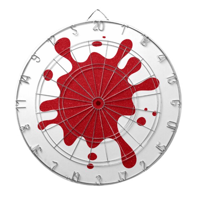 Tomate Roter Spritz Dartboard – Anpassbar Dartscheibe (vorne)