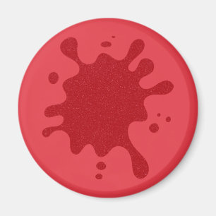 Tomate Roter Spritzer Magnet nach Maß