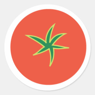 Tomate Runder Aufkleber