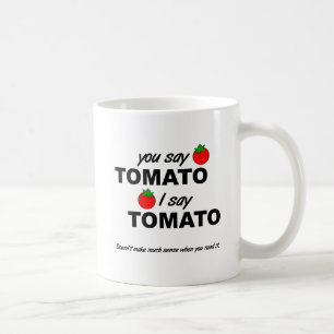 Tomate-Tomate-lustige Tasse