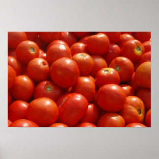 Tomaten auf dem Markt Poster