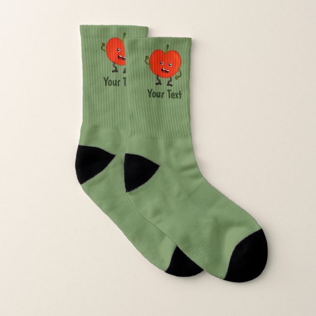 Tomaten drehen für Ihren inneren Kritiker, eigener Socken (Paar)
