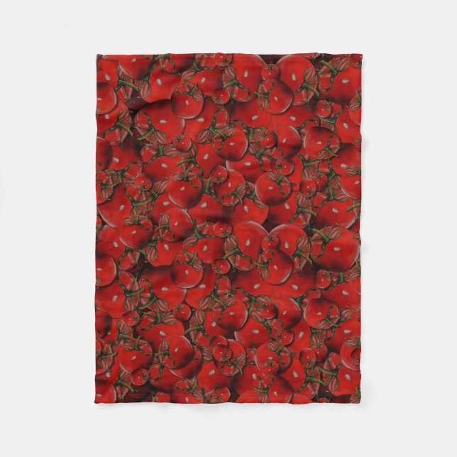 Tomaten Fleece Blanket (Vorderseite)