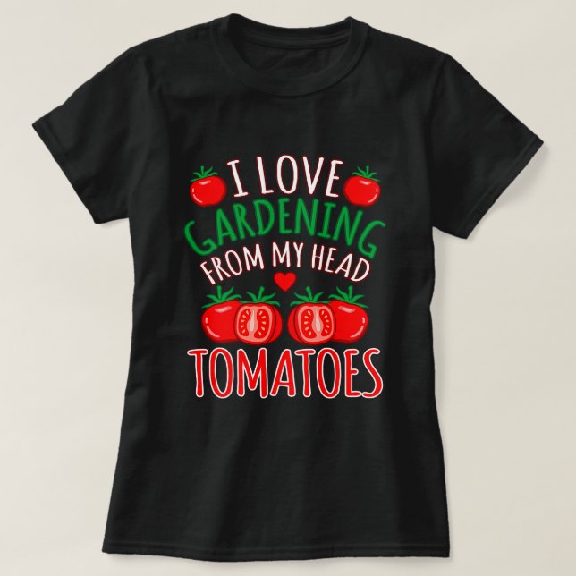 Tomaten Gemüse Funny Tomato Kostüm T-Shirt (Design vorne)