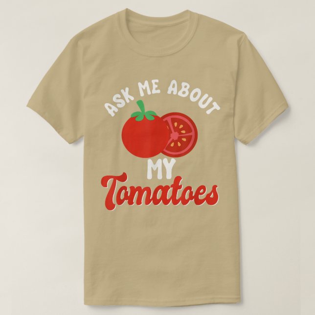 Tomaten Gemüse Veganer Gärtner Vegetarier Gar T-Shirt (Design vorne)
