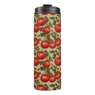 Tomaten im Vintage-Stil Thermosbecher