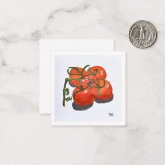 Tomaten im Weinstock Mitteilungskarte