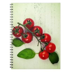 Tomaten im Weinstock Notizblock
