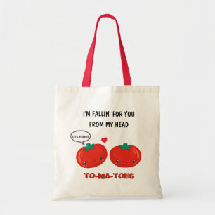 Tomaten in Liebe Niedlich Romantischer Valentinsta Tragetasche