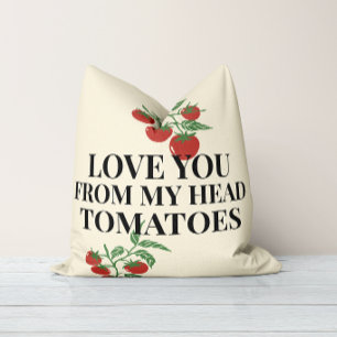Tomaten-Liebesbrief Farm-to-Table Frisch Kissen