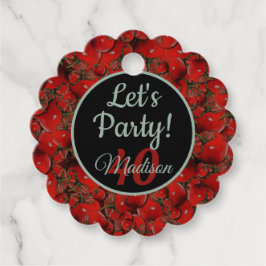 Tomaten/Paradeiser-Geschenk / Gefallen-Tag - Perso Geschenkanhänger