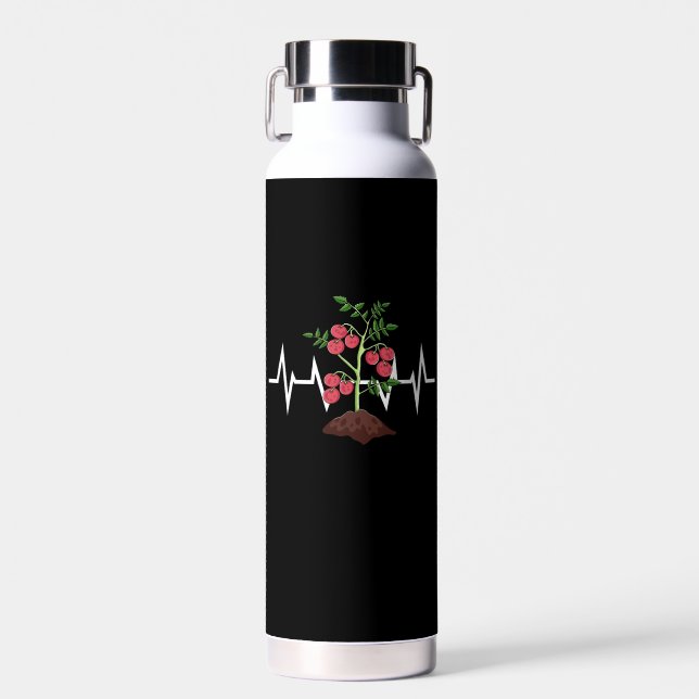 Tomaten-Pflanze Trinkflasche (Vorne)