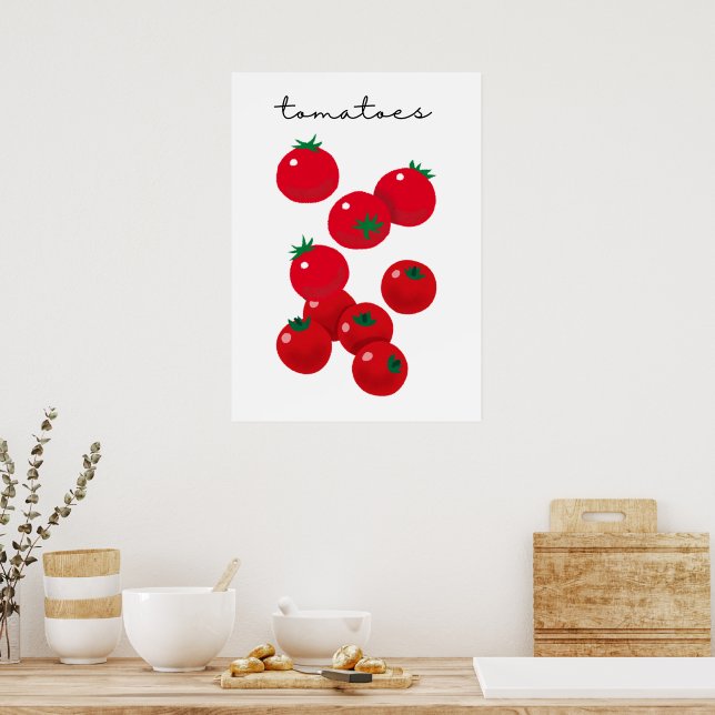 Tomaten Poster (Küche)