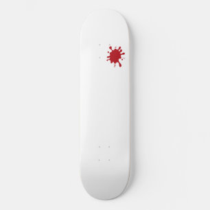 Tomaten-Rot-Splatter-Custom-Skateboard Skateboard
