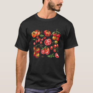 Tomaten-Saison Gemüsegärtner Tomaten Aquarell T-Shirt