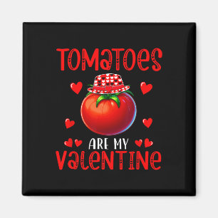 Tomaten sind mein Valentinkostüm Veganes Niedliche Magnet
