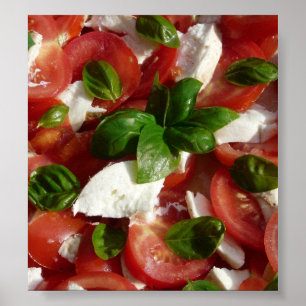 Tomaten und Mozzarella Poster