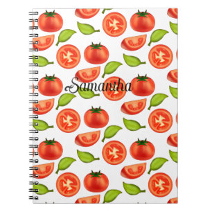 Tomaten und Oregano Notizblock