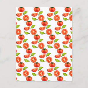 Tomaten und Oregano Postkarte