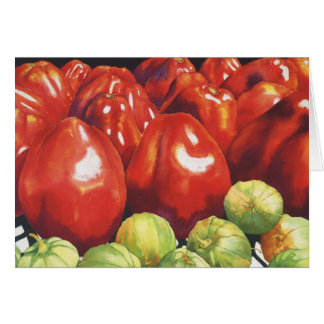 Tomaten und Tomatillios