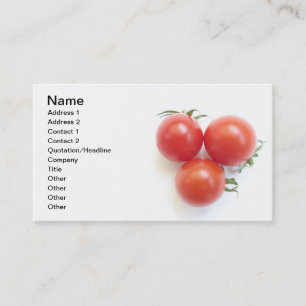 Tomaten Visitenkarte