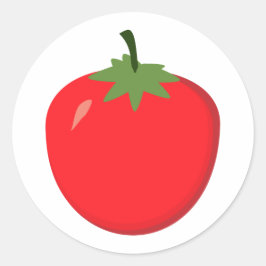 Tomatenaufkleber Runder Aufkleber