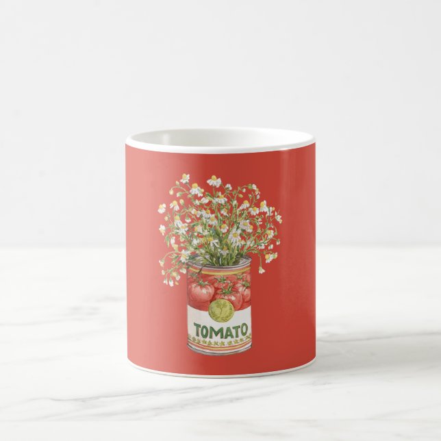 Tomatenbüchsenblumen Kaffeetasse (Mittel)