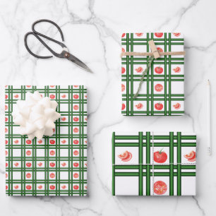 Tomatengärtnerei - Tomatengarten Geschenkpapier Set