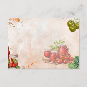 Tomatenkopfkarte Begleitkarte