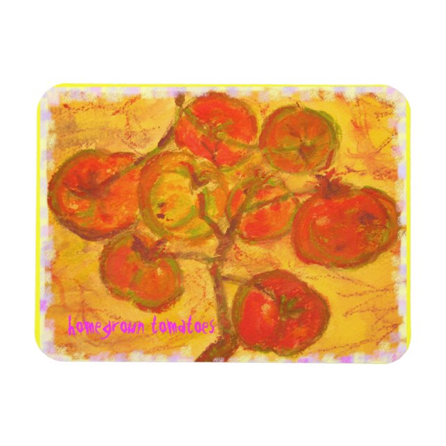 Tomatenkunst Magnet (Horizontal)