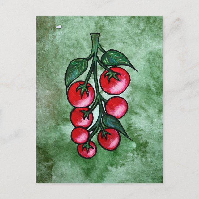 Tomatenliebhaber                                   postkarte (Vorderseite)