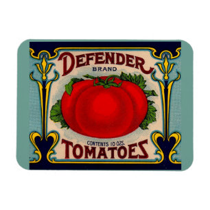 Tomatenmarke Defender der 1910er Jahre Magnet