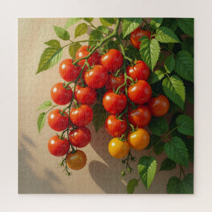 Tomatenpflanzen-Gartenbau-Themen-Sommer-Vibes