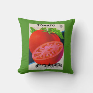 Tomatenprint der 1950er Jahre Kissen
