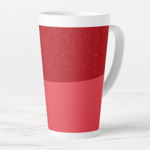 Tomatenrote Flecken-Latte-Mug mit individuellem De Milchtasse