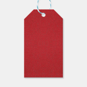 Tomatenrote Textur-Geschenkkarte – Bold & Minimal Geschenkanhänger