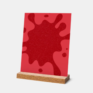 Tomatenrotes Spritz-Acrylschild – Individuelle Anz Acrylschild