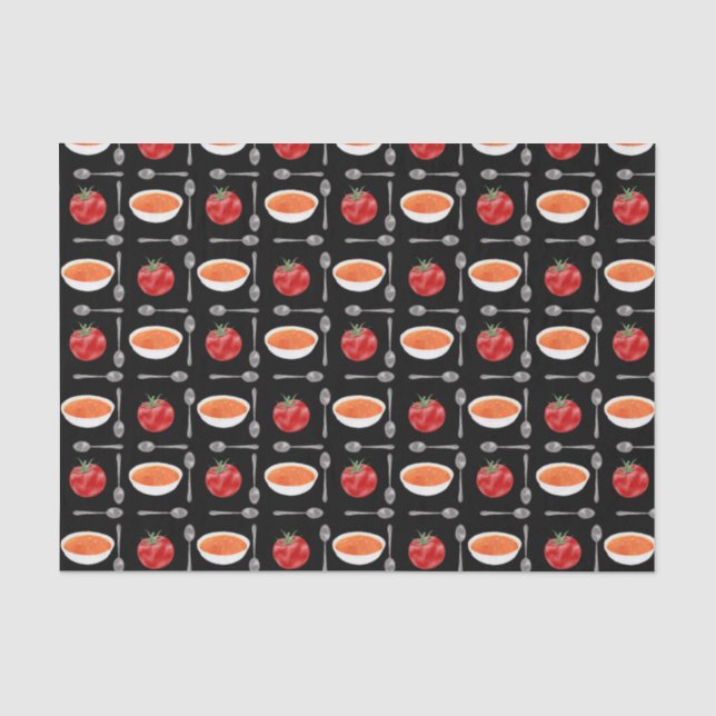 Tomatensaucteppichpapier Seidenpapier (Vorderseite)