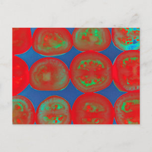 Tomatenscheiben Postkarte