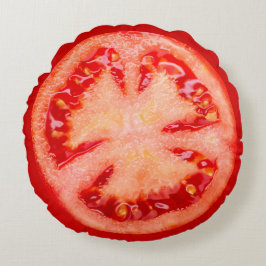 Tomatenstück Rundes Kissen
