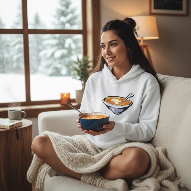 Tomatensuppe mit Löffel Hoodie (Von Creator hochgeladen)