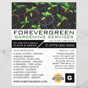 Tomatenwaren, Gartenservice, Gartenbaubetrieb, Gar Flyer