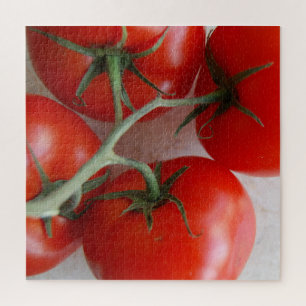 Tomates fraîches encore vie carré Jigsaw puzzle