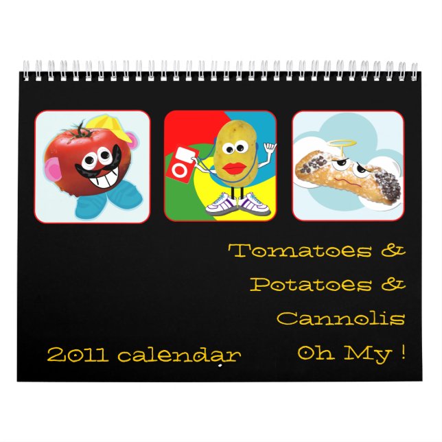 '' tomates, pommes de terre et calendrier drôle de (Protection)