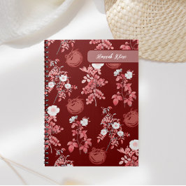 Tomato Ästhetische Vintage Muster Notizblock