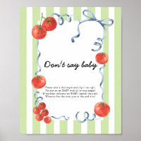 Tomato Baby Dusche Sag nicht Baby
