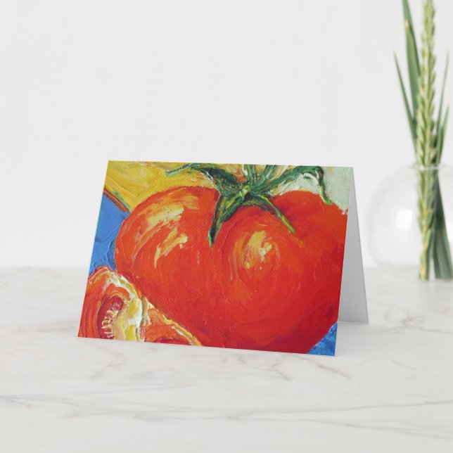 Tomato Birthday Card Karte (Vorderseite)