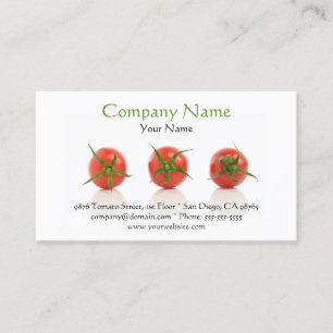 Tomato Business Card Visitenkarte