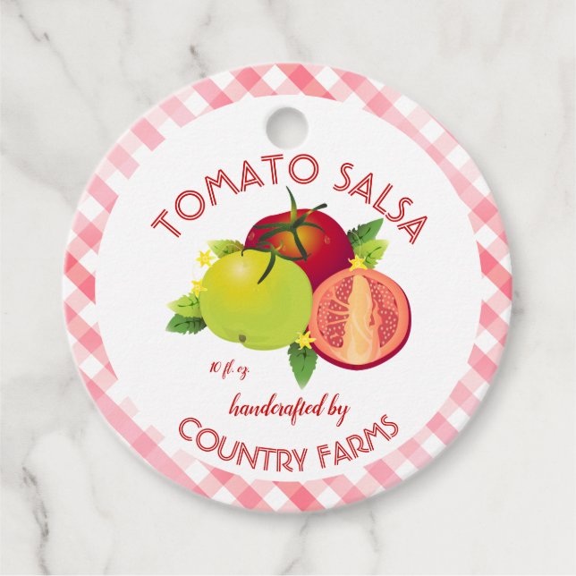 Tomato Fruchtkonservierung | Jar Label (Vorderseite)